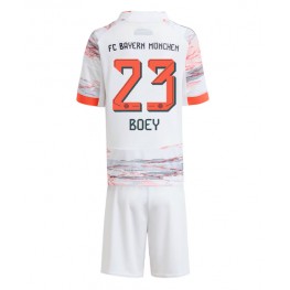 Bayern Munich Sacha Boey #23 Uit tenue Kids 2025-26 Korte Mouw (+ Korte broeken)